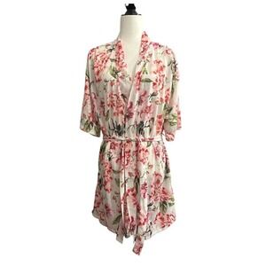 Show Me Your Mumu Floral Robe‎ Kimono Lightweight Cover Up OS
